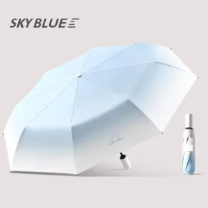 Promotional Folding Umbrella Customer Design Logo Rainy Sunny 3 Folding Bottle Umbrella Foldable Wine Folding Umbrellas