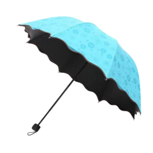 Promotional Logo PrintedWindproof Fold Umbrellas Tiny Portable Folding Rain Foldable Umbrellas