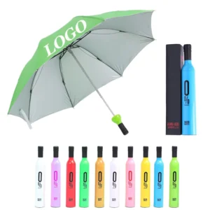 Promotional OEM Advertising Custom Manual Wine Umbrella with Logo Printing for Car Use Branded Gift Umbrellas