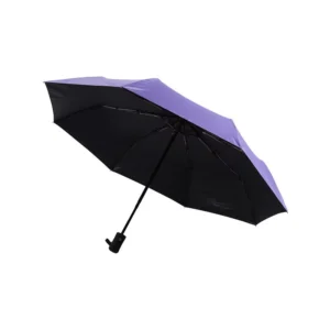 Promotional Solid Color Folding Umbrella, Automatic, Waterproof, Windproof, UV Protection