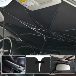 Protection Vehicle Front Opening Straight Handle Foldable Car Windshield Sun Shade Umbrella