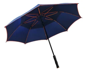 Quick Dry Auto Open Straight Nylon Minimalist Golf Umbrella Large 130cm Diameter