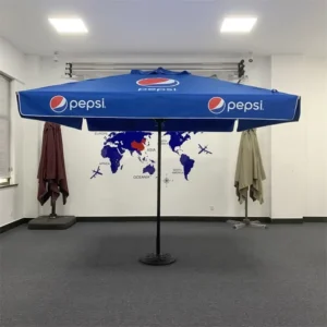 RPET Waterproof Lightweight Stainless Steel Outdoor Beer Patio Parasol, 3 m/4 m/5 m