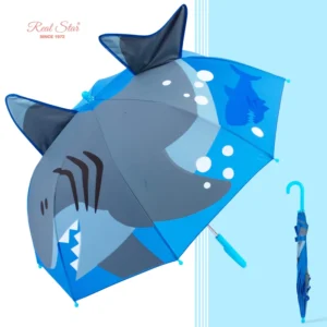 RST 3D Cartoon Kid Umbrella Cute Manual Open Children Umbrella with Ears