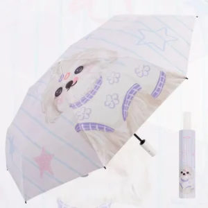 RST Cartoon cat Printing Kid Fold Umbrella 3 Fold Auto Open and Close Umbrella Anti UV Sun and Rain Umbrella