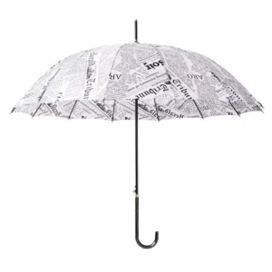 Rain Umbrella With Logo Customized Full Printing 23 Inches Auto Opening Stick Straight Umbrella for Rainy Day Umbrella Supplier