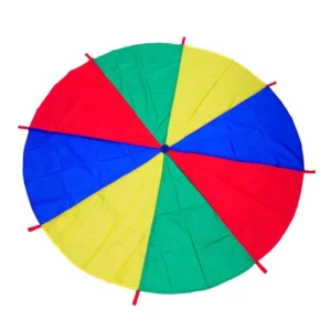 Rainbow Children’s Game Parachute Umbrella for Kindergarten Parent-Child Activities Early Learning and Rally
