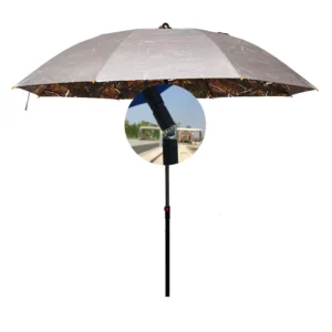 Rainproof Sunblock Folding Fiberglass Fishing Umbrella Camping Beach Platform