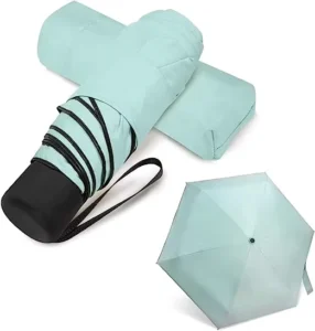 Rainy Day Uv Tiny Foldable Lightweight Umbrella Custom 5 Fold Pocket Mini Umbrella For Women