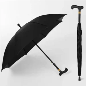 Ready to Ship UV Protection Semi-Automatic Stick Straight Cane Umbrella