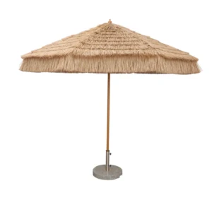 Resort Hotel Hawaii Style Synthetic Thatch Palm Leaf Garden Beach Umbrella Parasol