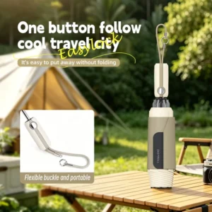 Reverse Auto Easylock Umbrella Windproof Ribs Anti-Slip Handle Quick Storage Camping Sun and Rain Umbrella Custom Logo