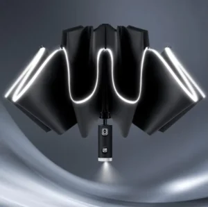 Reverse Invert Auto Compact Reflective Umbrella