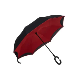 Reverse Umbrella, Double-Layer, Printed, Hands-Free