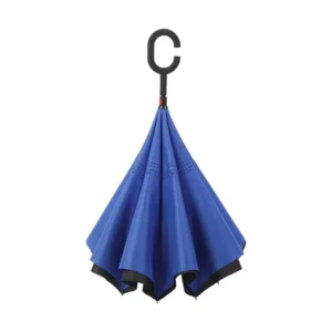 Reverse Umbrella Double-Layer Straight Umbrella with Auto Open Button for Car