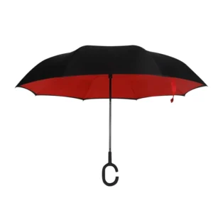 Reverse Umbrella for Car Manual Open Double Layer High Quality for Promotion