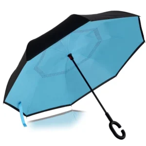 Reversible Inverted Straight Manual Pongee Umbrella for Business Gifts