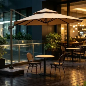 Roman Double Layer Big Size Parasols Umbrellas Outdoor Garden Furniture Patio Umbrella Large Use for Beach Commercial Street