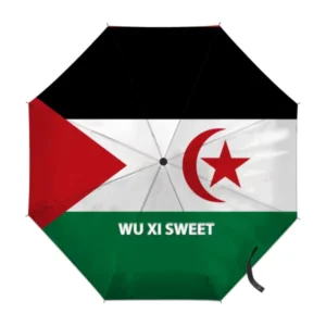Sahrawi Arab Democratic Republic Flag Printed Fully Automatic Umbrella
