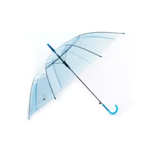 See Through Transparent EVA POE Plastic Clear Bubble Colorful Umbrella for Kis Transparent