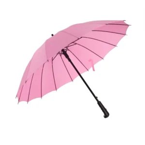 Semi-Automatic 190T Nylon Straight Travel Umbrella, Custom Printing