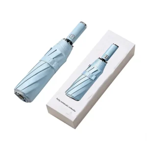 Semi-Automatic 3-Fold 190T Nylon Sun-Proof Parasol, All-Weather Unisex