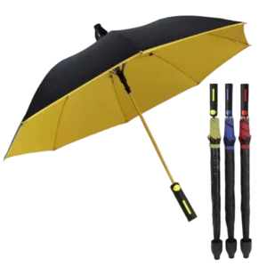 Semi-Automatic Large Handle Umbrella with Waterproof Case Cover