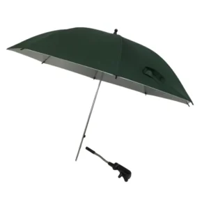 Semi Automatic Open Stick Long Stroller Umbrella Protection Sun Umbrella Clip Chair Umbrella