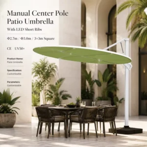 Shade Sail Canopy for Poolside Public Spaces and Patio Projects