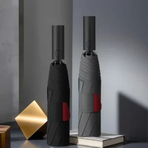 Shape Memory Reinforced Water-Repellent Automatic Folding Rain Umbrella