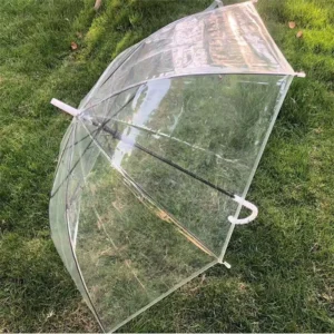Simple Transparent Umbrella for Women’s Hiking