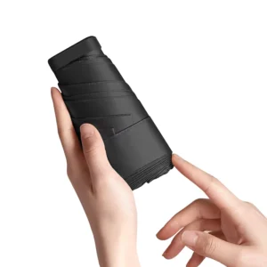 Smallest Quality Pocket Size Compact Strong 6 Folding Umbrella Mini Size Light Weight