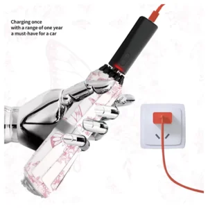 Smart Electric Umbrella, Automatic Open and Close, Reverse Design, Transparent