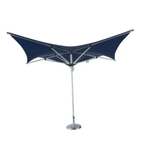 Solar Panel Butterfly Umbrella with Pull Rope for Patio, Garden, and Wedding Parties