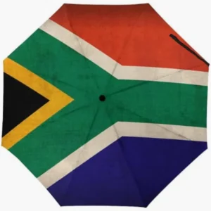 South Africa Group Gifting National Flag Printed Fully Automatic Umbrella