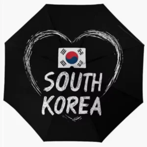 South Korea Fully Automatic Folding Umbrella Country Flag Series