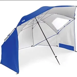 Sports Beach Umbrella with Iron Pole for Outdoor Furniture Use