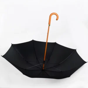 Standard 23 Inches 8 Ribs Metal Frame Wood Handle Outdoor Umbrella Custom with Logo Print Umbrellas