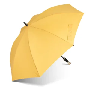 Stick Umbrella 190T Pongee Fiberglass Frame Aluminum and Plastic Handle PFAS Free Factory Supply
