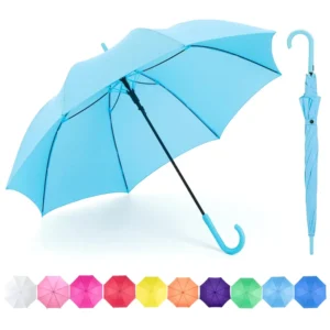 Stick Umbrella Custom Logo J Handle Auto Open Windproof Rain Sun Wedding Manufacturer