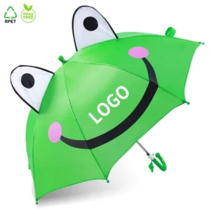 Straight 3D Animal Print Custom Logo Umbrella