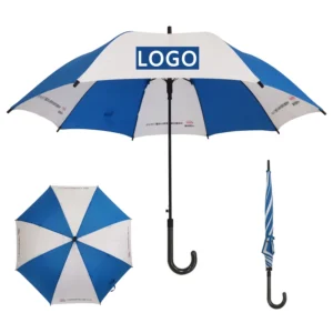 Straight Automatic Custom Logo Golf Umbrella