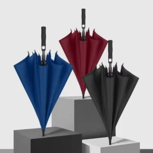Straight Automatic Long-Handle Large Windproof Umbrella