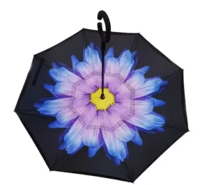 Straight Automatic Reverse Upside-Down Car Umbrella