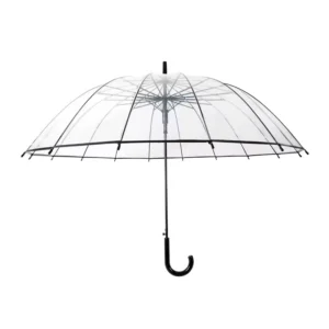 Straight Clear Transparent 16K PVC Umbrella for Outdoor Use