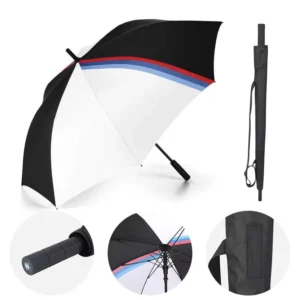 Straight Golf Umbrella Auto Open Windproof Waterproof Rain Sun Large Promotional Business Custom Logo Professional Factory