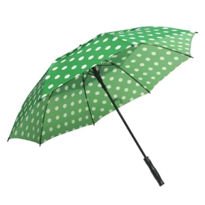 Straight Golf Umbrella Transparent UV Umbrella White for Rain