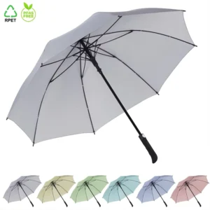 Straight Golf Umbrella with Windproof Fiberglass Ribs