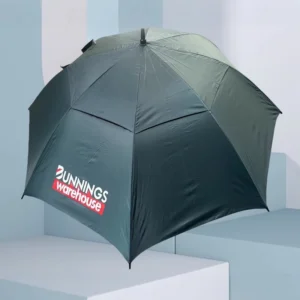 Straight Handle Double-Layer Silver-Coated Automatic Wind-Resistant Extra-Large Golf Umbrella for Two or Three People