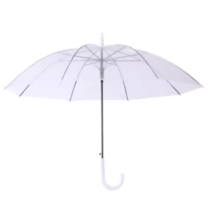 Straight Long-Handle Transparent Colorful Children’s Umbrella